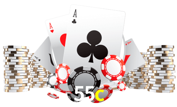 Jogue jogos de pôquer em 55c